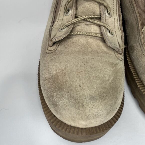 Wellco USGI Hot Weather Desert Combat Boots Tan Suede Vibram USA Mens Size 10 R main image 14